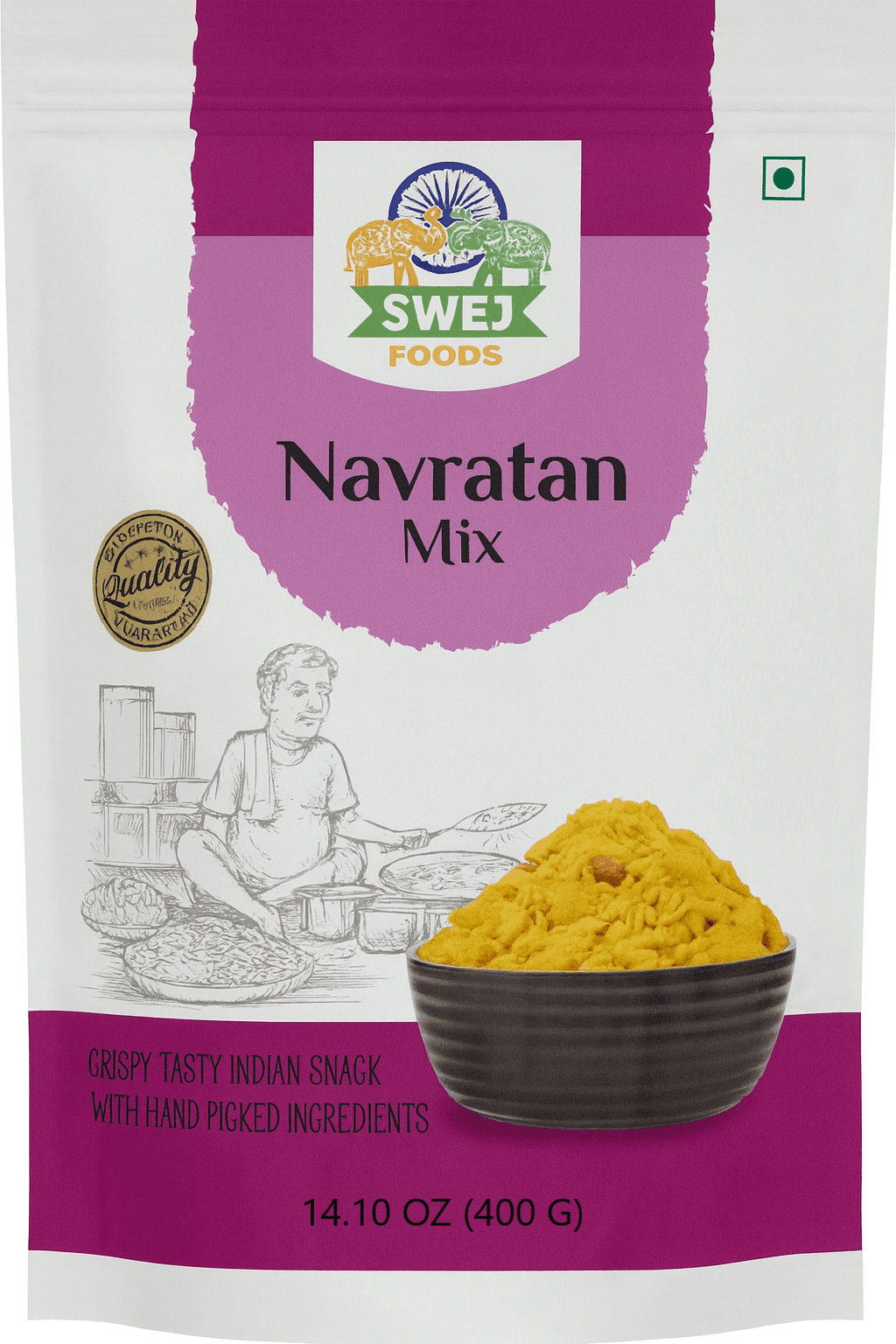 Swej Navratan Mix Indian Snack - 14 OZ (400 G)