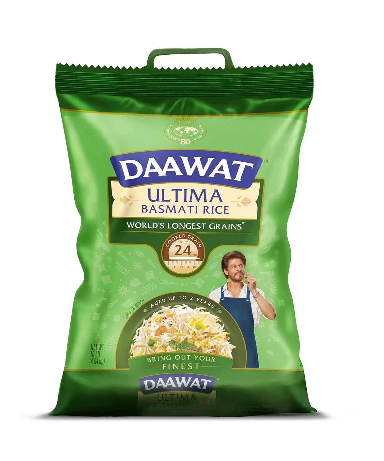 Daawat Ultima Extra Long Grain Basmati Rice, 2-Yrs Aged -10 lbs