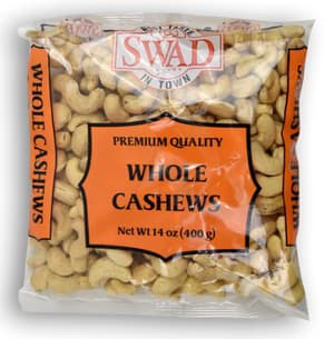 Swad Whole Cashews - 14 oz (400 G)