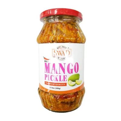 Swad Hot Mango Pickle - 17.06oz (500 G)