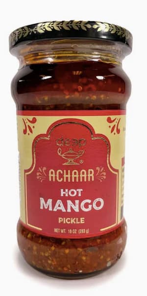 Deep Hot Mango Pickle, 10oz (283.49 G)
