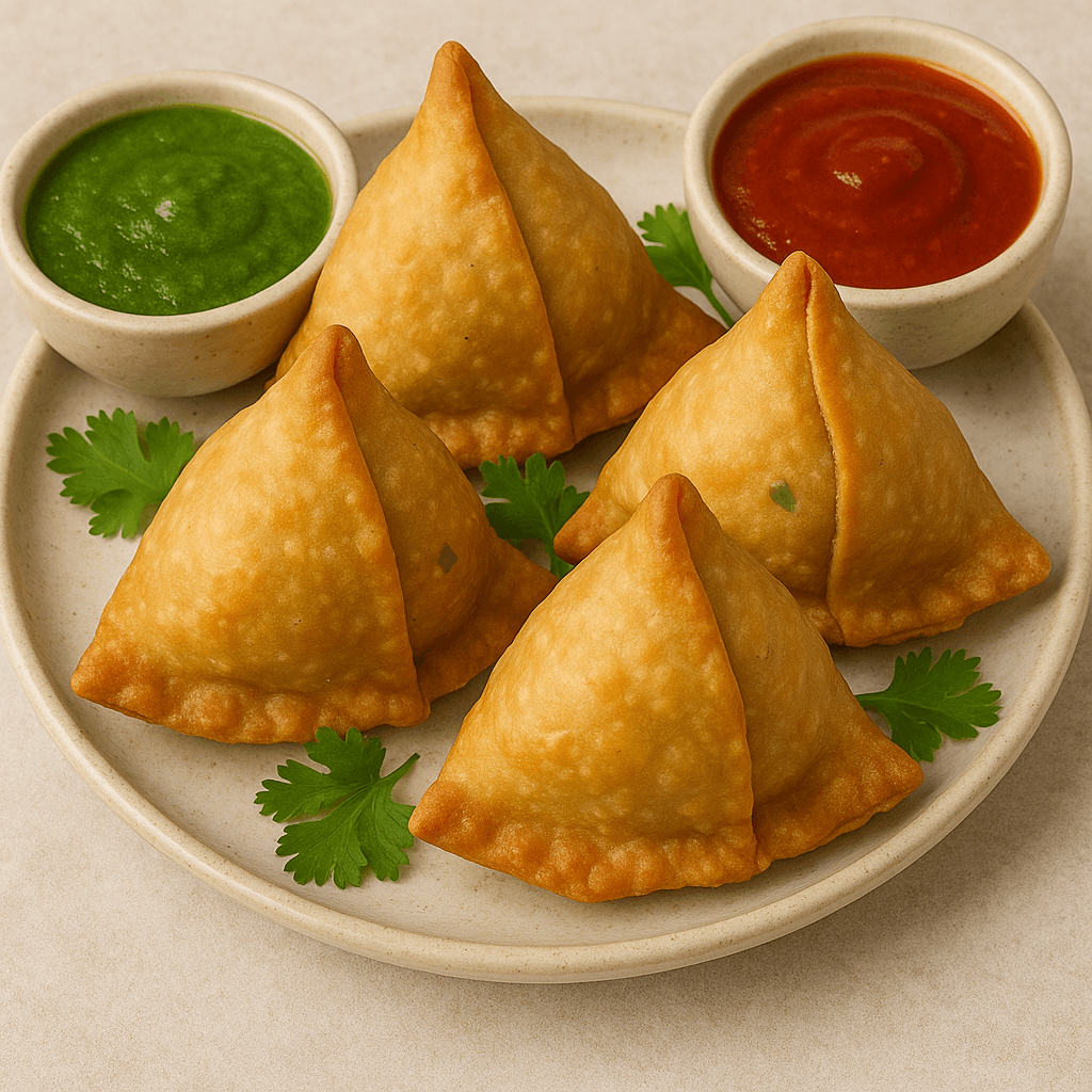 Fresh Home Made Samosa's - 4 Pieces