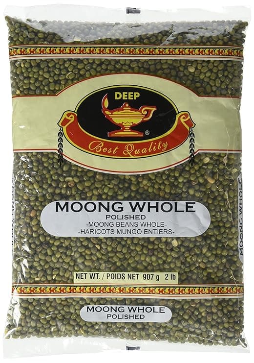 Deep Green Moong Whole - 2 Lbs (906 G)