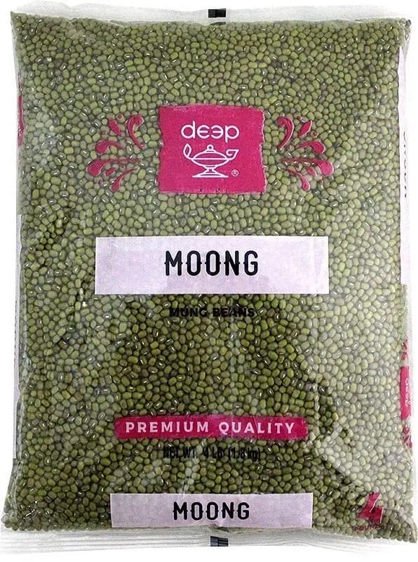 Deep Green Moong Whole - 4 Lbs (1.8 KG)