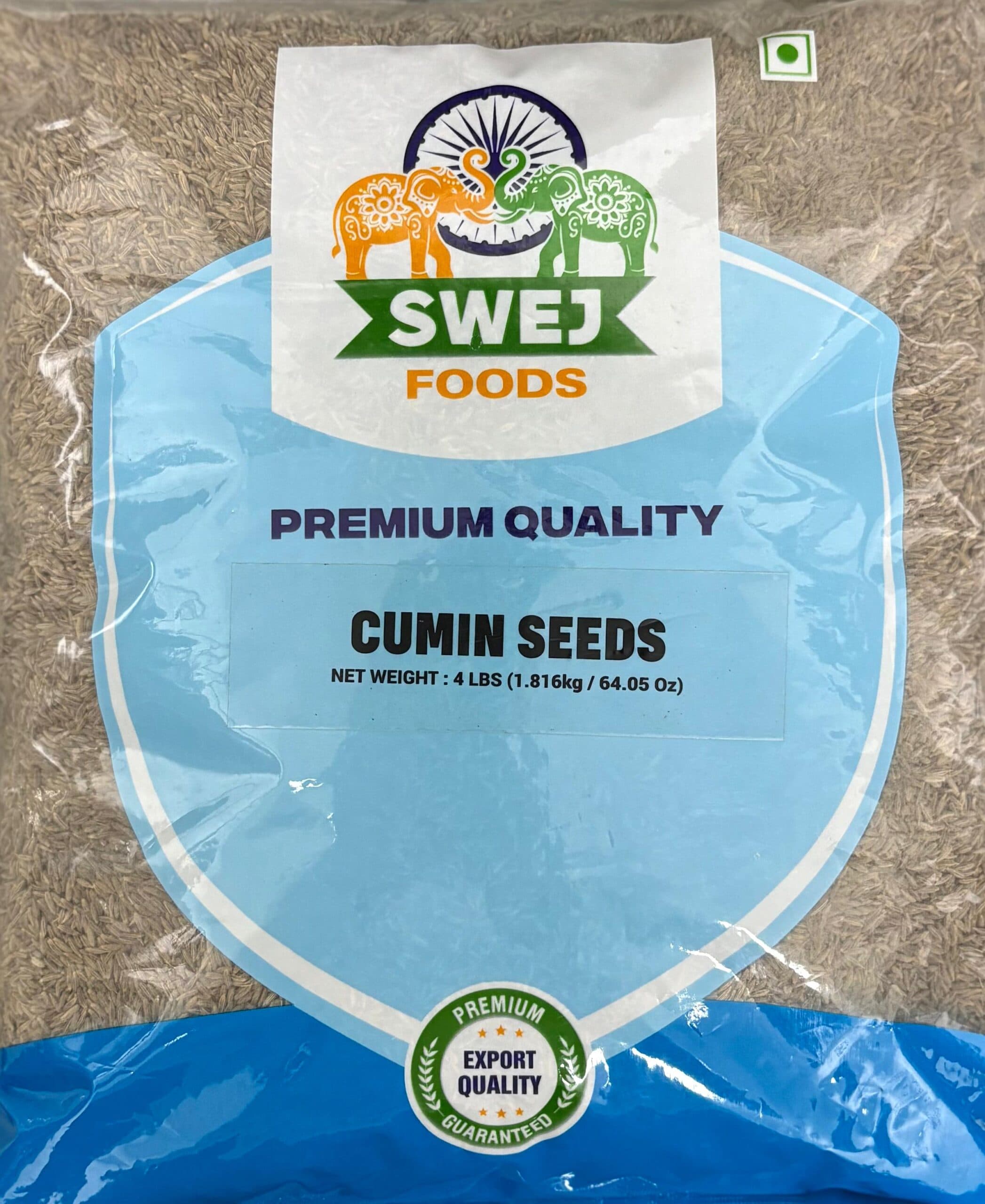 Swej Cumin Seeds Wholesale - 4 Lbs