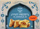 Deep Puff Pastry, Chhole - 6 Pcs