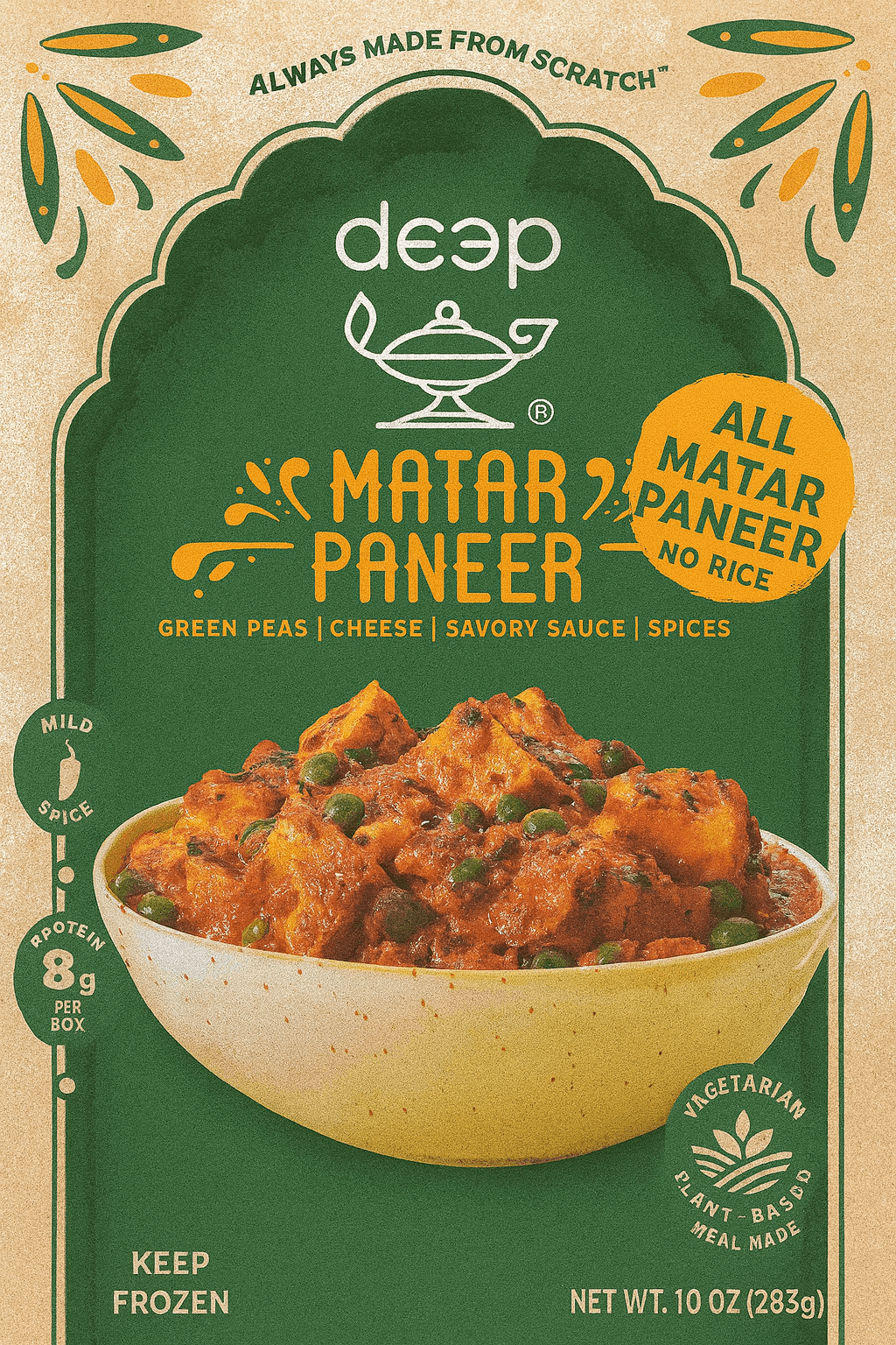 Deep Matar Paneer - 10 OZ