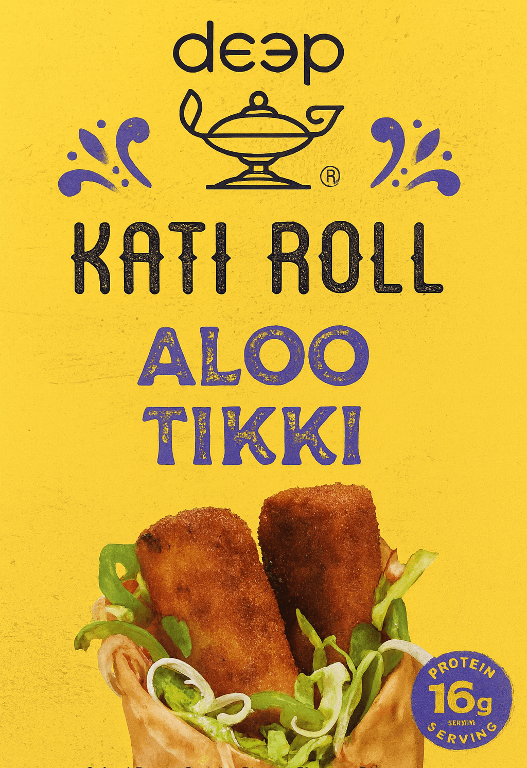 Deep Kati Roll Aloo Tikki - 7 OZ