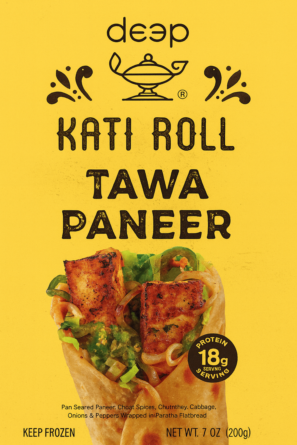 Deep Kati Roll Tawa Paneer - 7 OZ