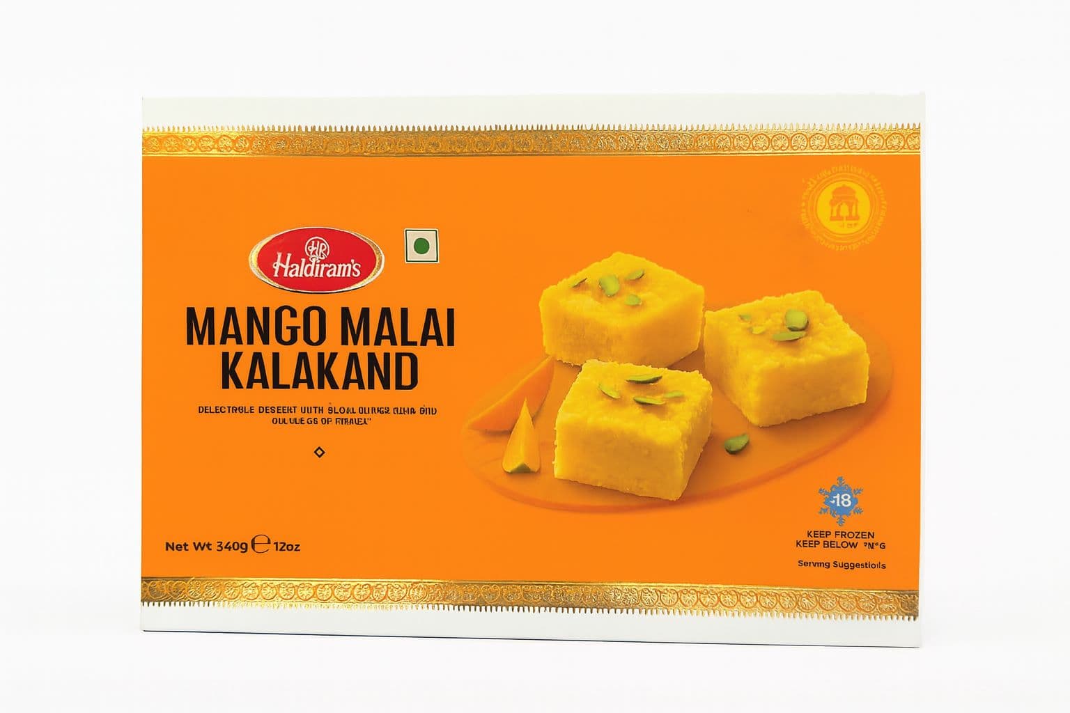 Haldirams Mango Malai Kalakand - 12 OZ (340 G)