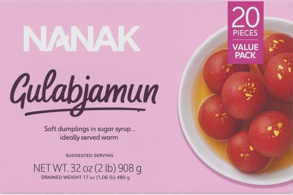 Nanak Gulab Jamun - 32 OZ (908 G) Keep Frozen