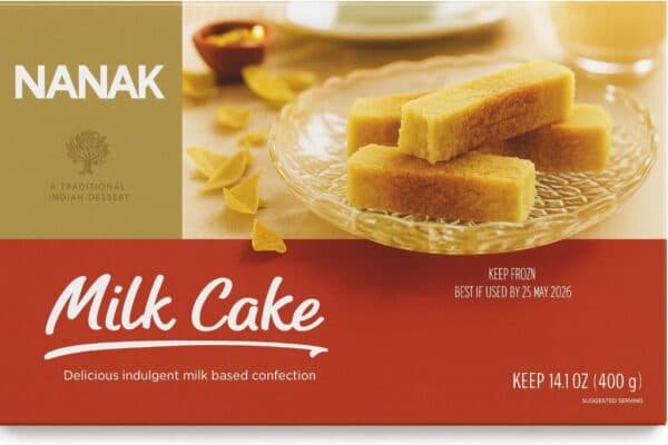 Nanak Milk Cake - 14 OZ (400 G) Keep Frozen