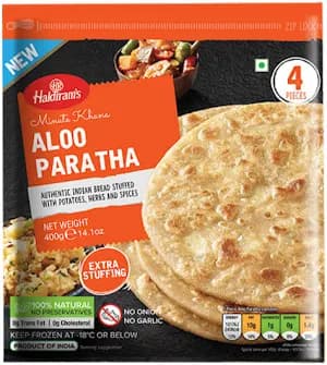 Haldirams Aloo Paratha - 5 Pcs (Keep Frozen)