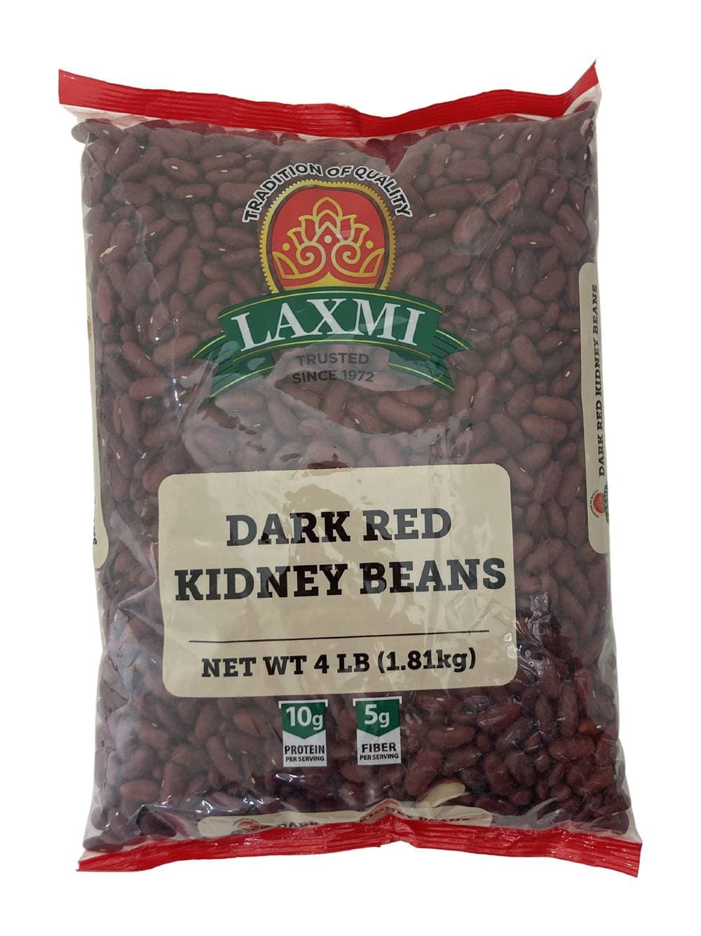 Laxmi / Ramdev Dark Rajma Beans - 4 Lbs (1.8 KG)