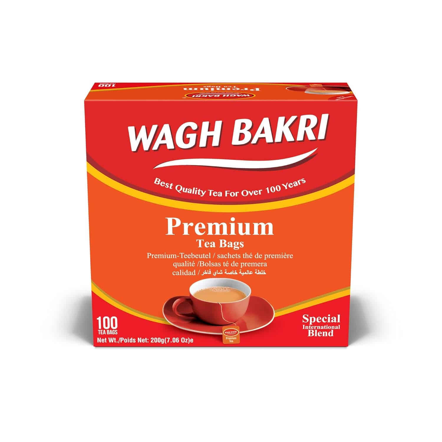 Wagh Bakri Premium Tea Bags - 100 Pack