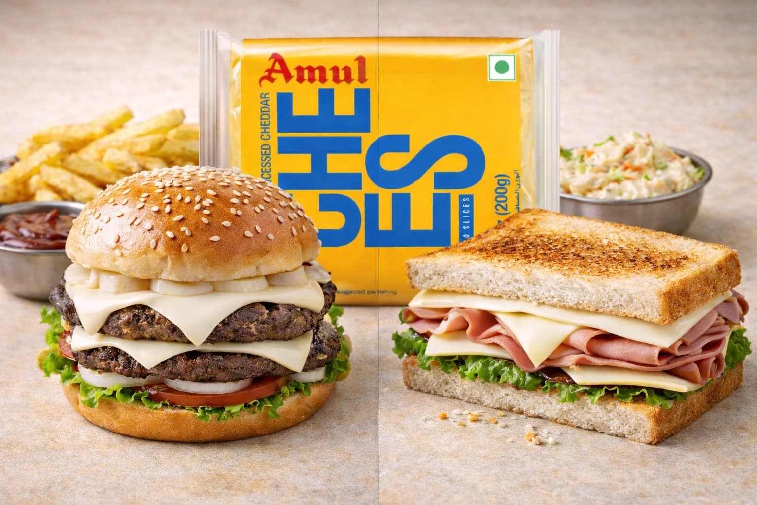 Amul Cheese Slices - 200 Grams