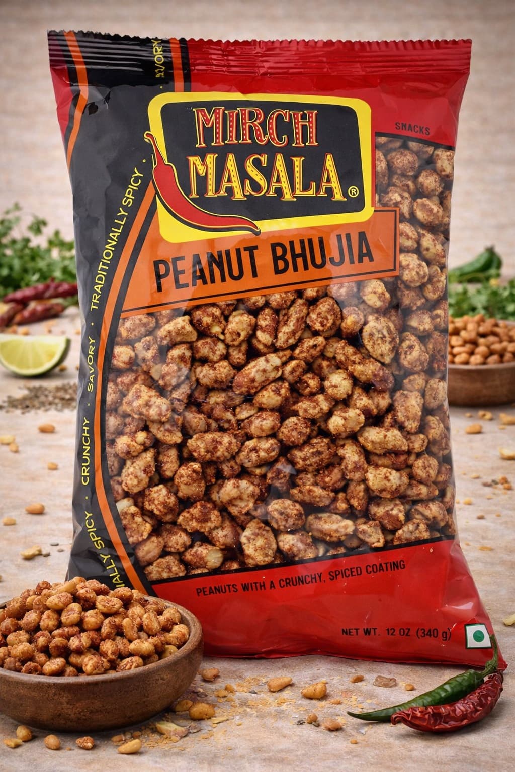 Mirch Masala Peanut Bhujia 12 OZ (340 G)