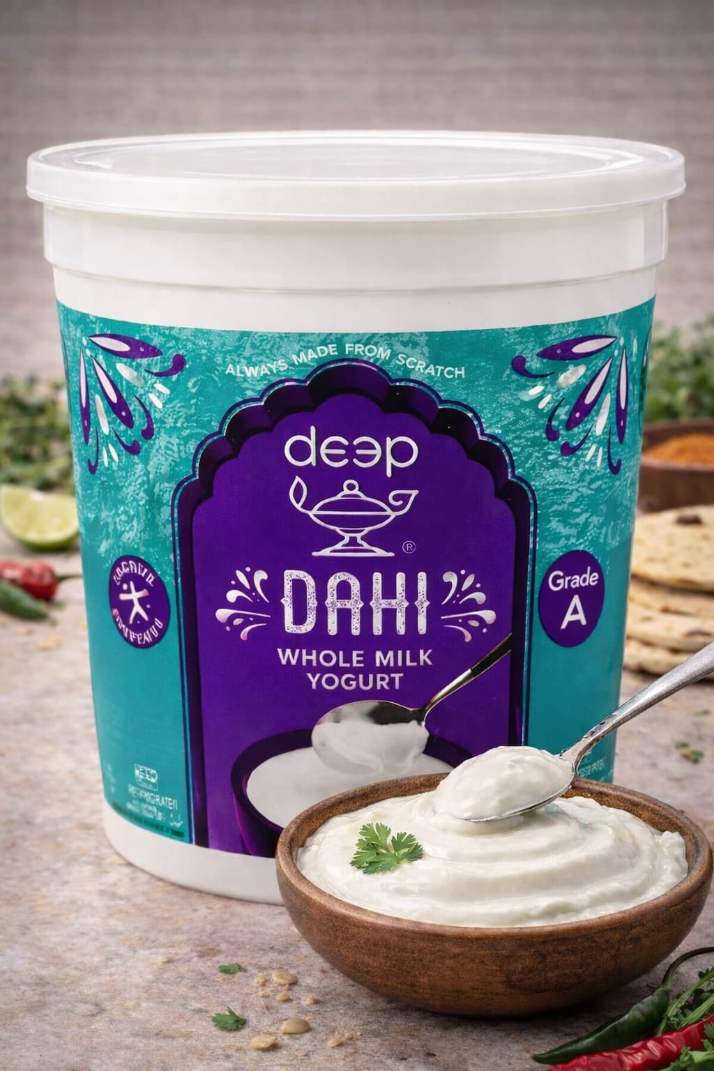 Deep Whole Milk Dahi Family Pack, 5 LB